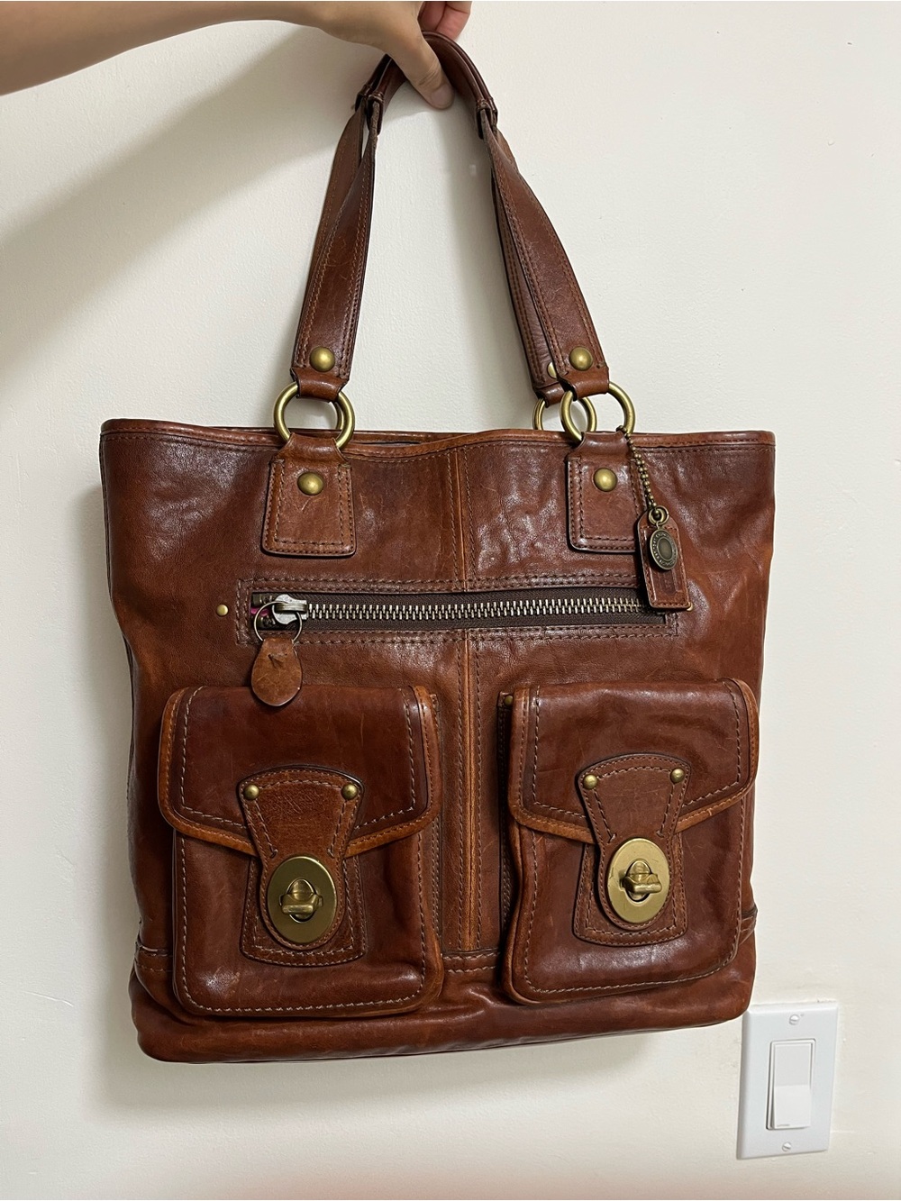 Vintage Y2K COACH XL Gigi 65th Anniversary Legacy Tote Shoulder Bag 11131